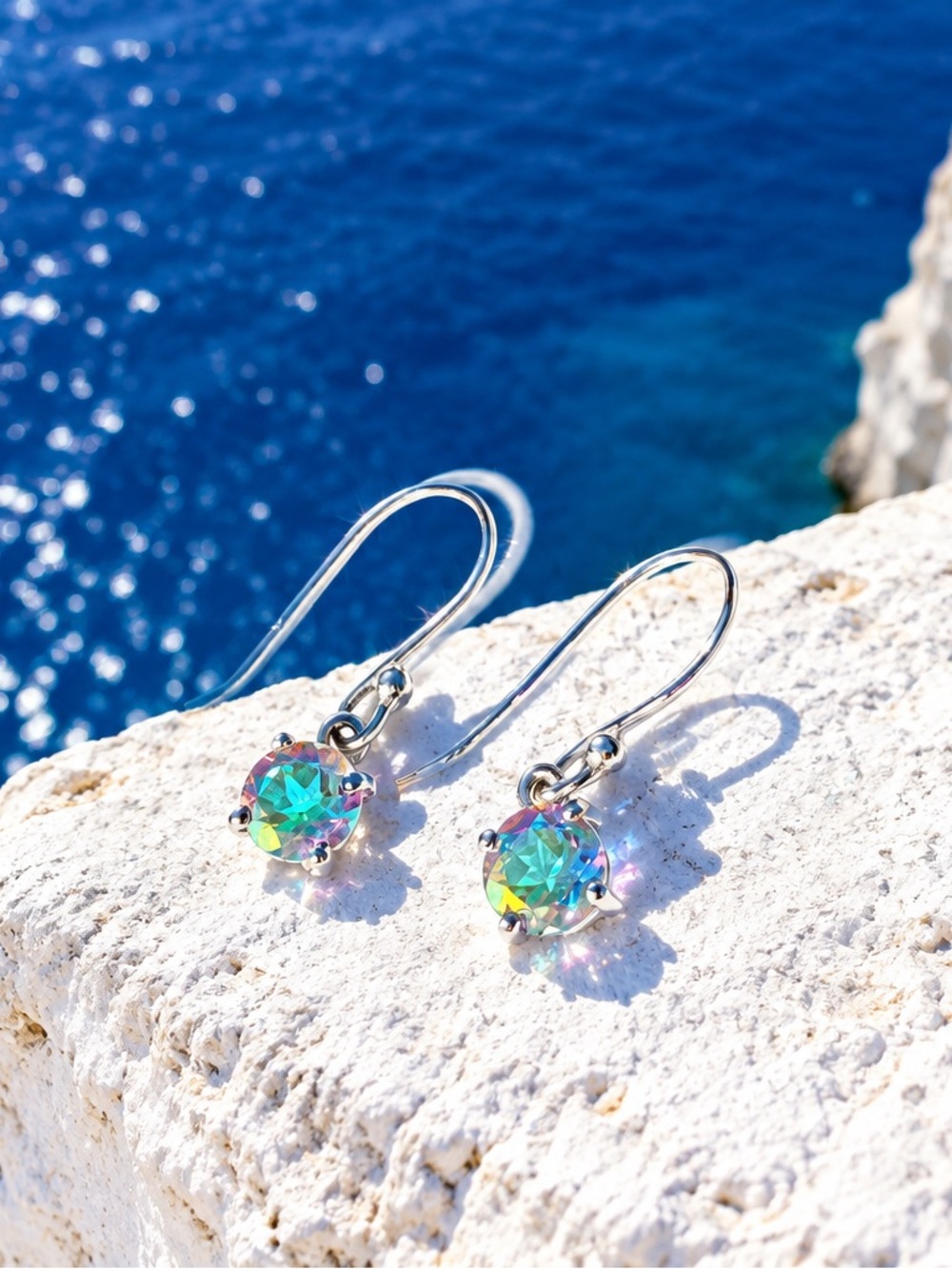 NEW! Mercury Topaz Earrings